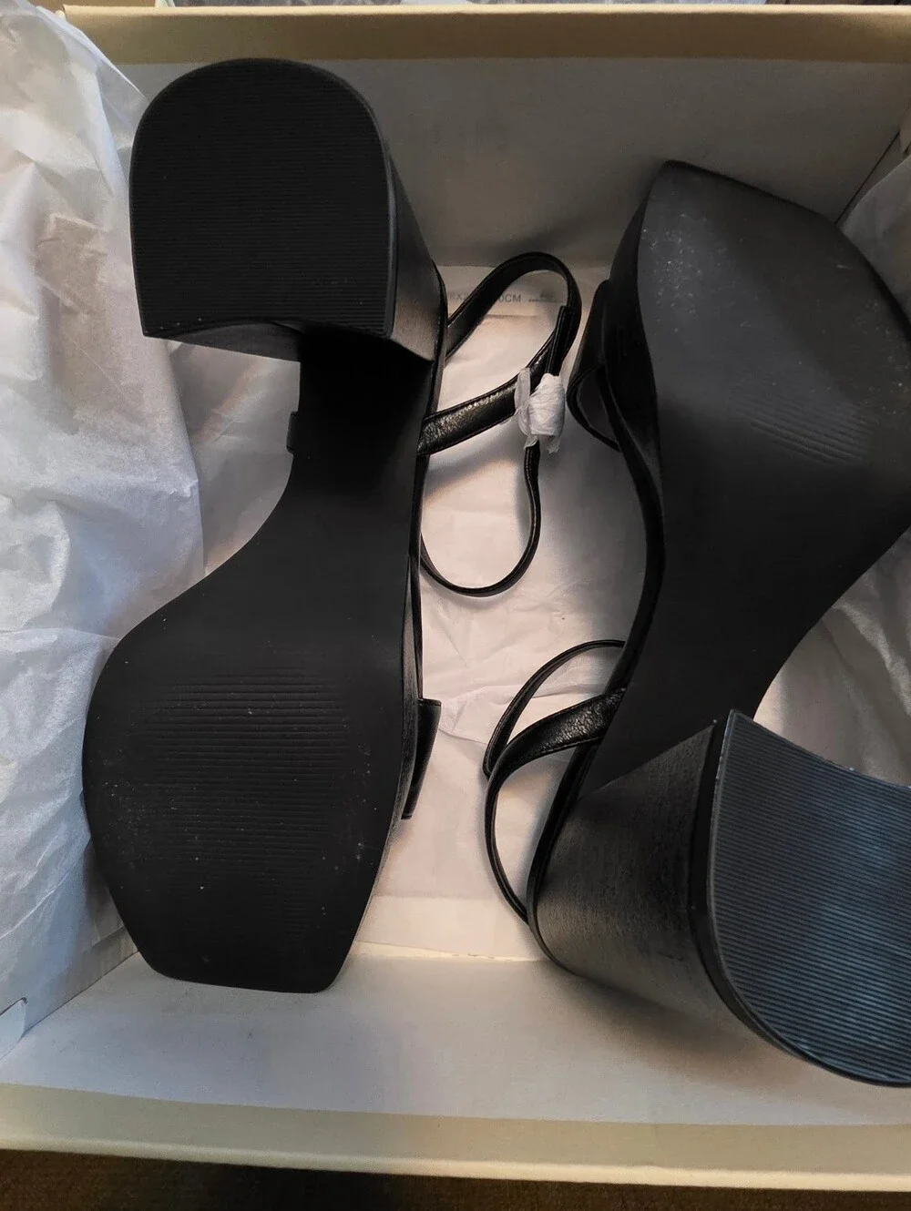 NIB Open Edit Whitney Platform Block Heel Sandal Size 11
